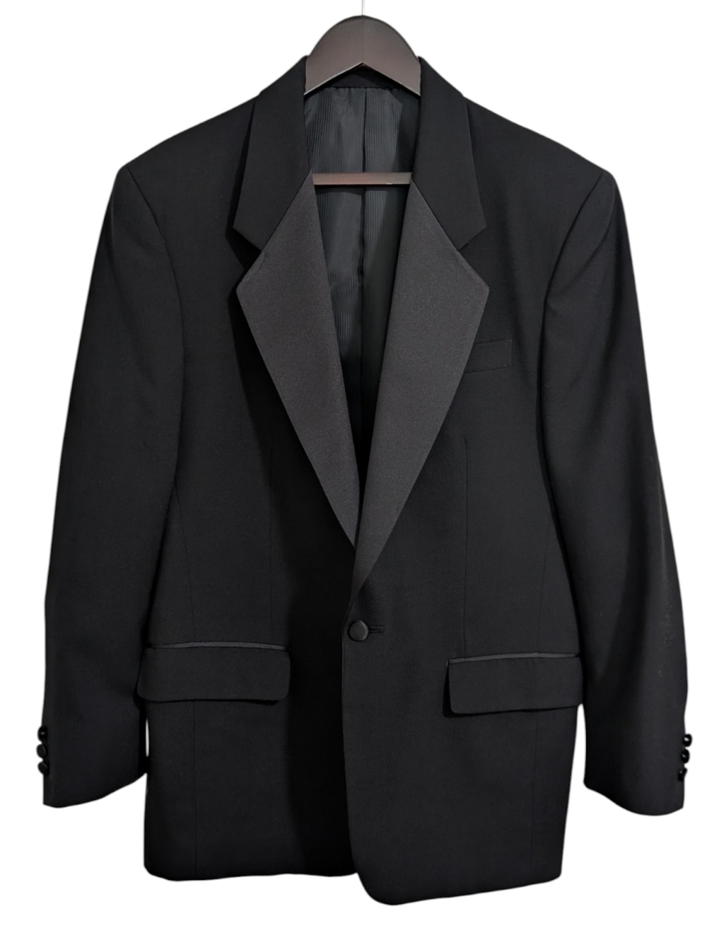 Pierre Balmain Paris 100% Wool Tuxedo Dinner Jacket - Size 40R